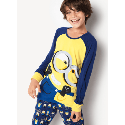 Pijama Manga Longa Viscolycra Teen Menino
