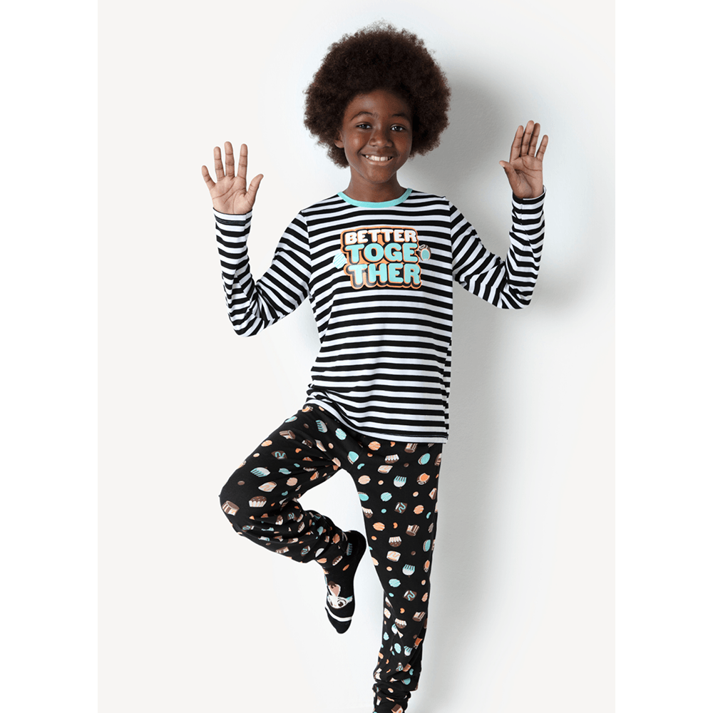 Pijama Manga Longa Menino Viscolycra Better Together - 1