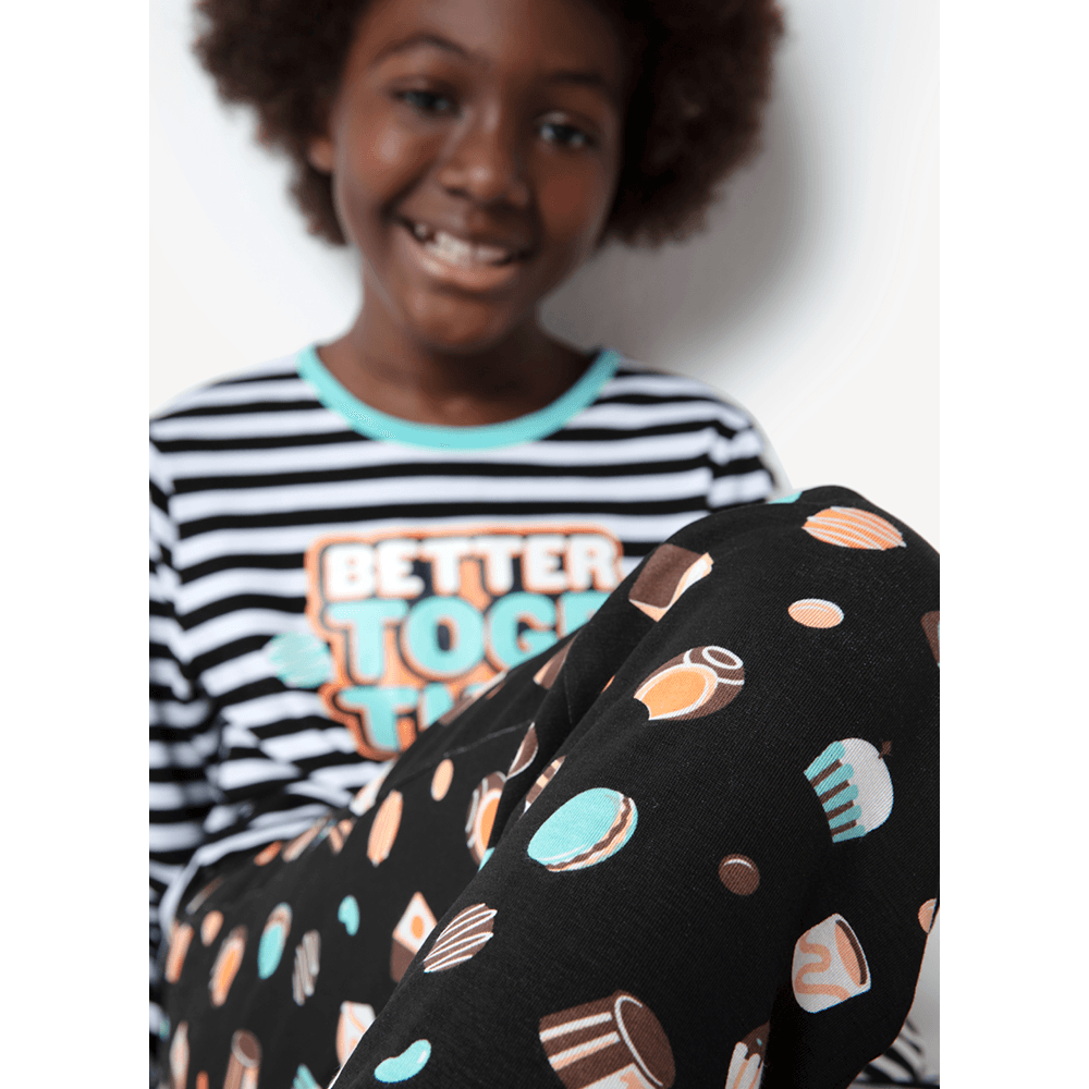 Pijama Manga Longa Menino Viscolycra Better Together - 3