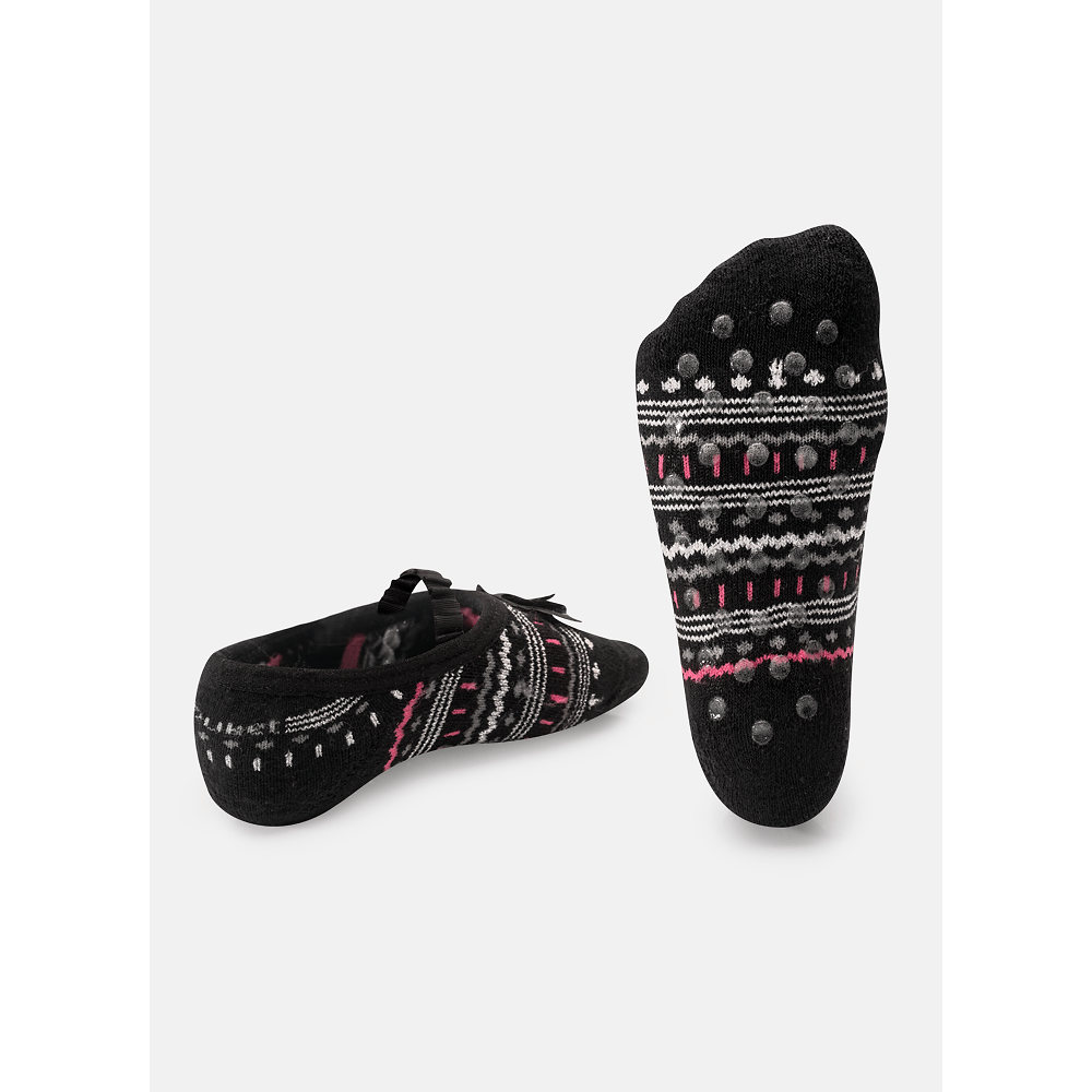 Meia Menina Sapatilha com Antiderrapante e Aplique - 2