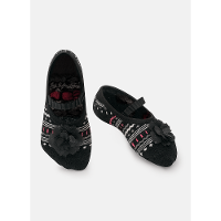 Meia Menina Sapatilha com Antiderrapante e Aplique - 1