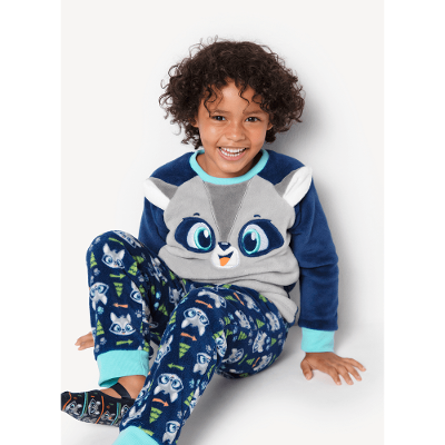 Pijama Manga Longa Menino Soft Família Guaxinim