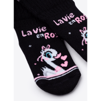 Meia Menina Botinha Antiderrapante Cisne - 2