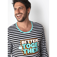 Pijama Manga Longa Masculino Viscolycra Better Together - 2