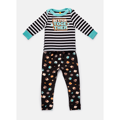 Pijama Manga Longa Bebê Unissex Better Together