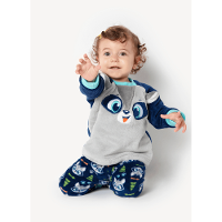 Pijama Manga Longa Bebê Unissex Soft Família Guaxinim - 2