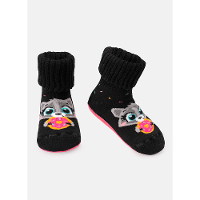 Meia Botinha Bebê Menina Sola Emborrachada Coala - 1