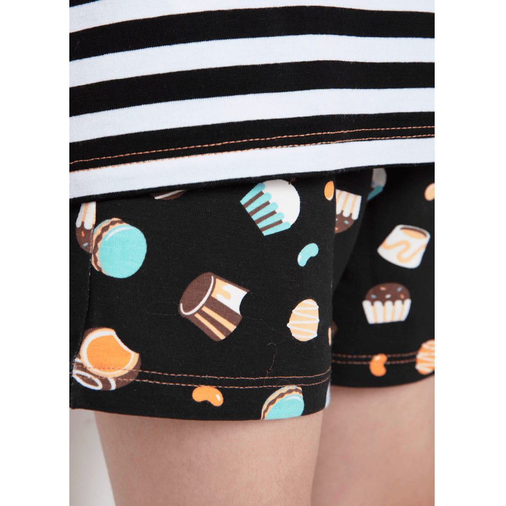 Pijama Manga Curta Menina Teen Viscolycra Better Together - 5