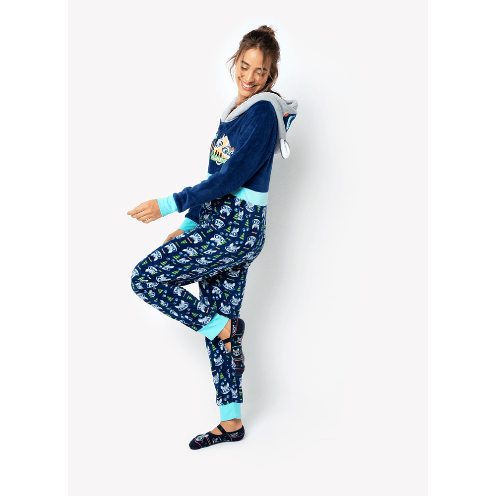 Macacão Manga Longa Soft Unissex Adulto Família Guaxinim - 7