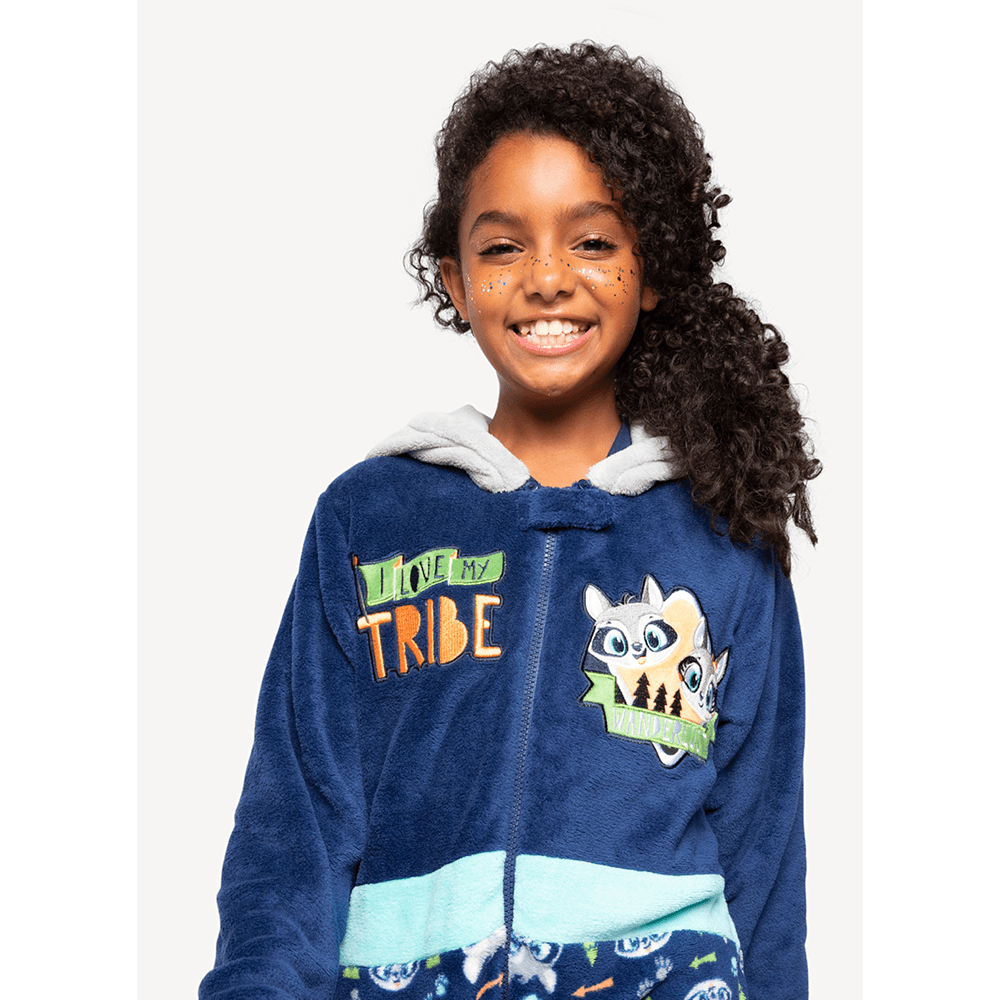 Macacão Manga Longa Unissex Infantil Soft Família Guaxinim - 4