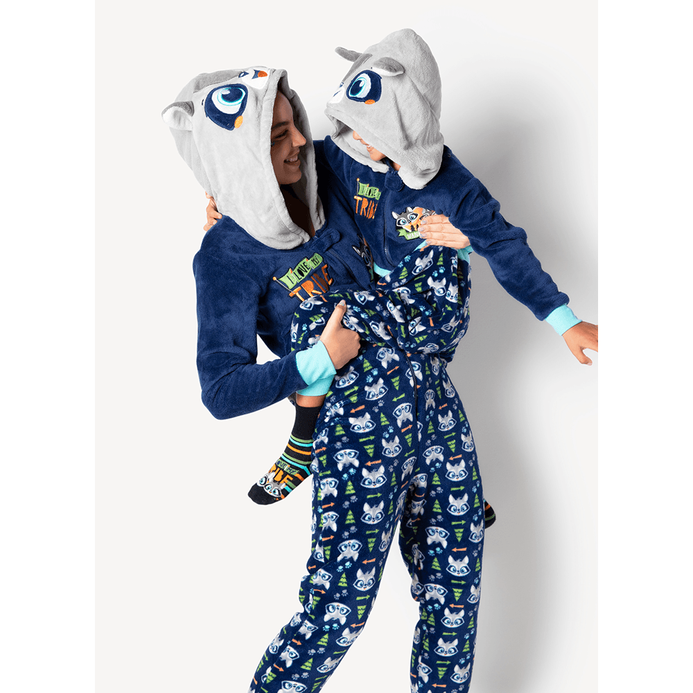 Macacão Manga Longa Unissex Infantil Soft Família Guaxinim - 5