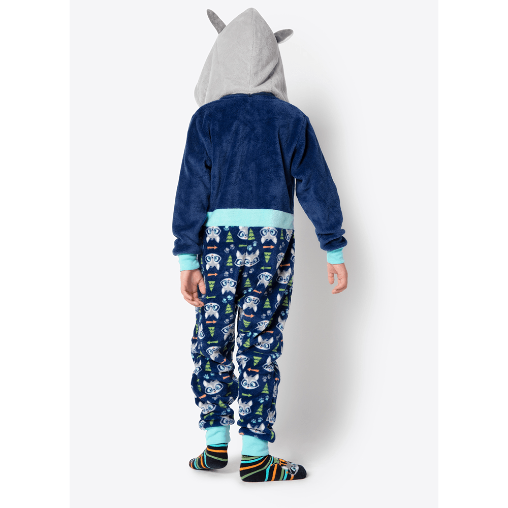 Macacão Manga Longa Unissex Infantil Soft Família Guaxinim - 7