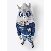 Macacão Manga Longa Unissex Infantil Soft Família Guaxinim - 1