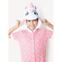 Macacão Manga Curta Menina Unicórnio - 2