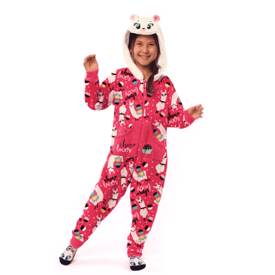 Macacão Fantasia Soft Lhama Kids