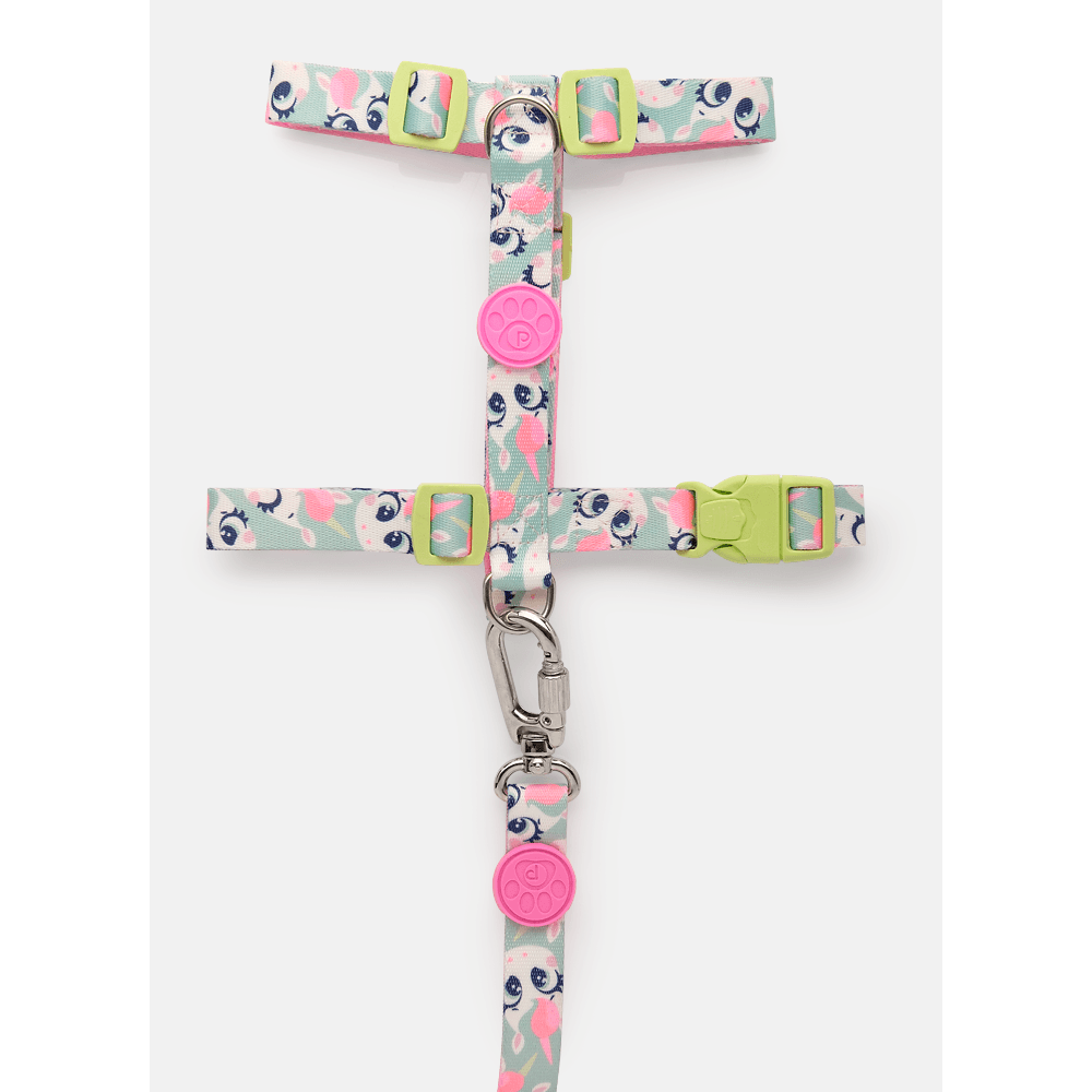 Kit Peitoral H + Guia Pets Unicórnio Skate - 5