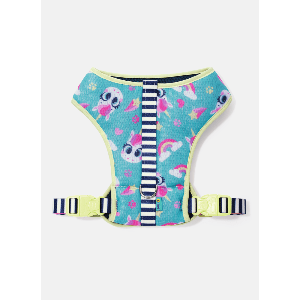 Peitoral Style para Pets Unicórnio Skate - 1