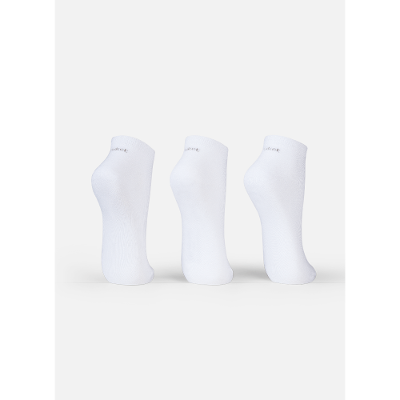 Kit com 3 Meias Cano Curto Unissex Kids Lisas