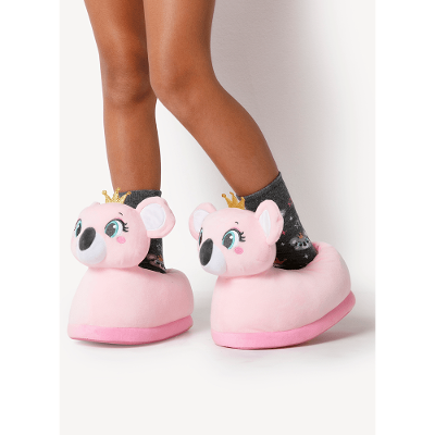 Pantufa Menina Coala Princess