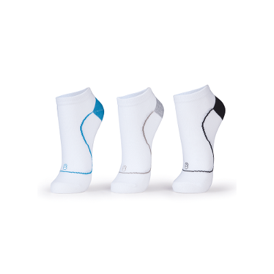 Kit com 3 Meias Unissex Esportiva