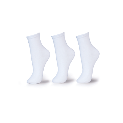 Kit com 3 Meias Unissex Kids Lisa