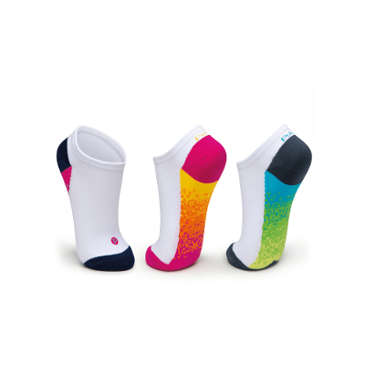 Kit com 3 Meias Cano Curto Adulto Unissex Divertida