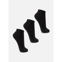 Kit com 3 Meias Cano Curto Unissex Adulto Lisas - 1