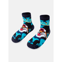 Meia Soquete Menino Sola Emborrachada Tigre Roar - 1