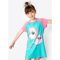 Camisola Manga Curta Viscolycra Menina Unicórnio - 1