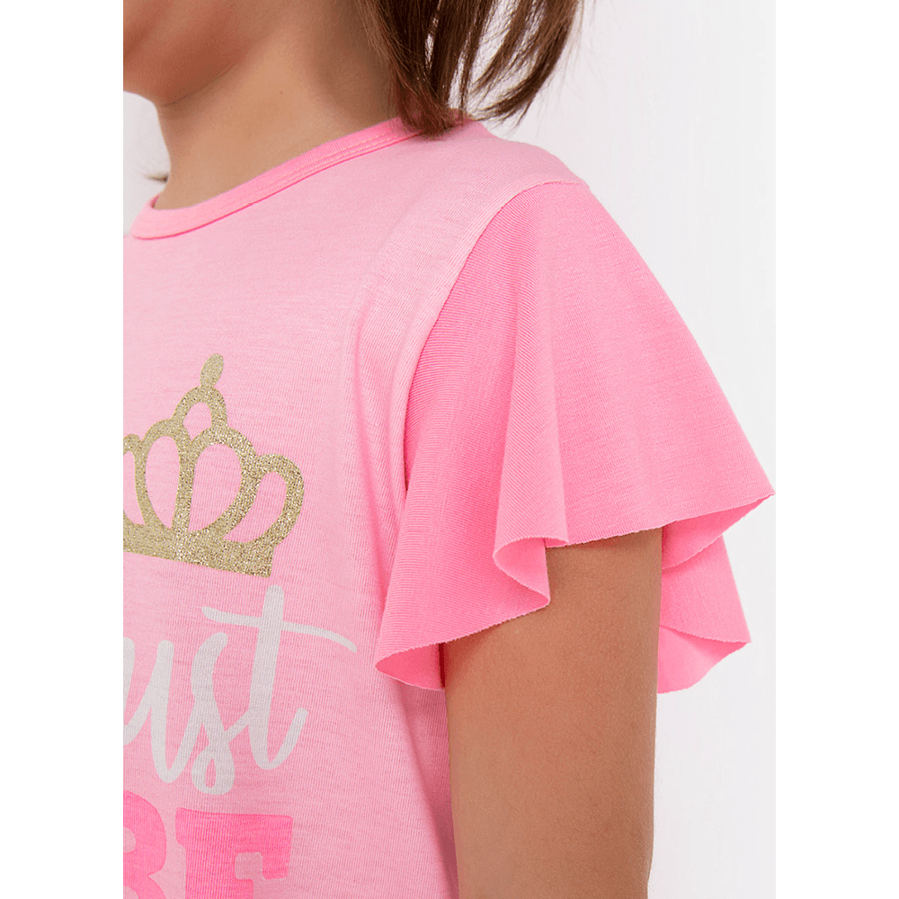 Camisola Manga Curta Viscolycra Menina Unicórnio - 3