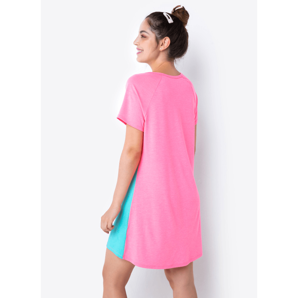 Camisola Manga Curta Viscolycra Feminino Unicórnio - 2