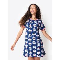 Camisola Manga Curta Viscolycra Feminino Panda Shake - 1