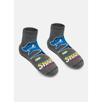 Meia Soquete com Sola Emborrachada Menino Tubarão Gamer - 2