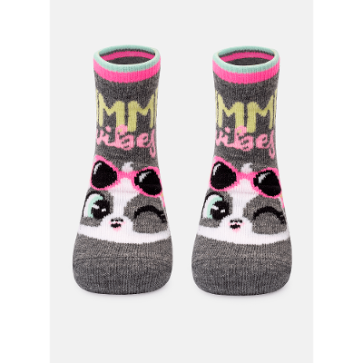Meia Soquete Cano Curto Bebê Panda Summer