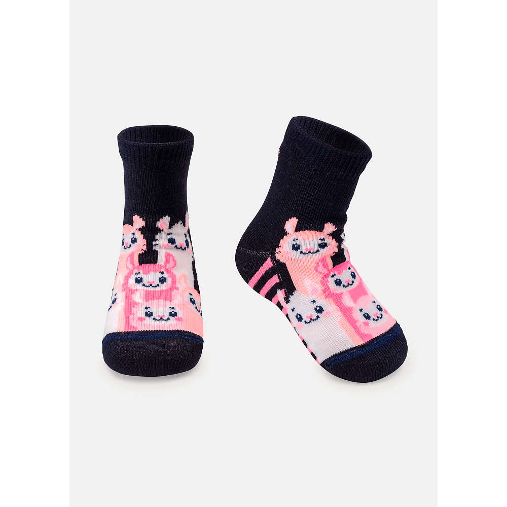 Meia Soquete Bebê Menina Lhama - 1