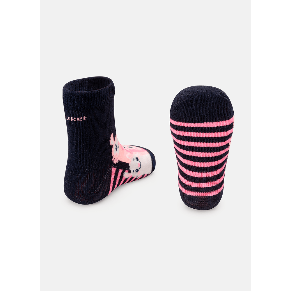 Meia Soquete Bebê Menina Lhama - 2