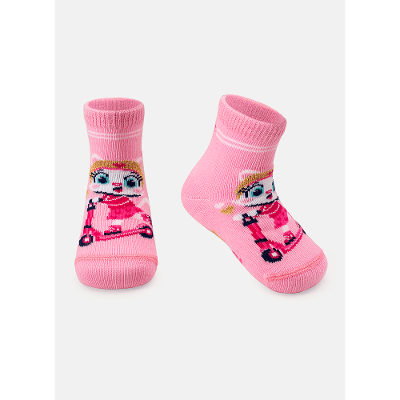 Meia Soquete Bebê Menina Gata