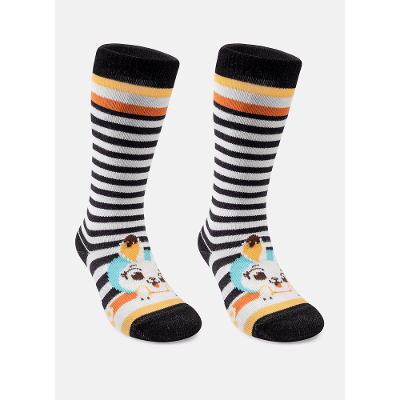 Meia Soquete Bebê 3/4 Coelho Família