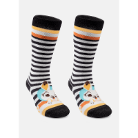 Meia Soquete Bebê 3/4 Coelho Família - 1