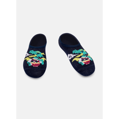 Meia Sapatinho Menino Antiderrapante Dragão Street