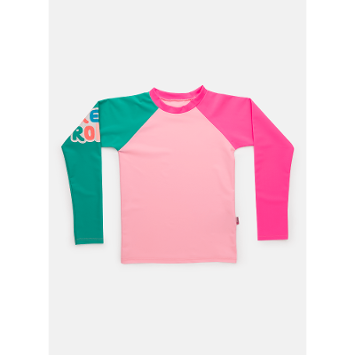 Camiseta Praia com Proteção Solar Menina Lhama