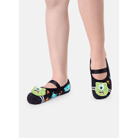 Meia Sapatilha Menino Aplique Antiderrapante Monstro - 1
