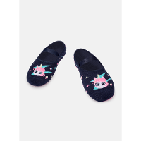 Meia Sapatilha Menina Com Sola Emborrachada Unicórnio Shine - 1