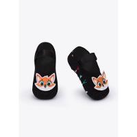 Meia Sapatilha com Antiderrapante Bebê Menino Raposa - 2