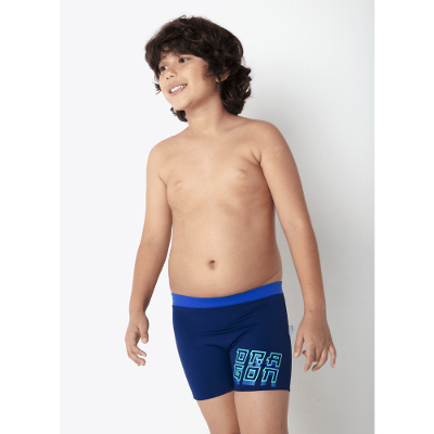 Sunga Boxer com Proteção Solar Menino Teen Dragão Street