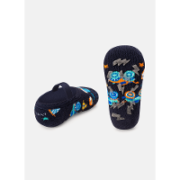 Meia Sapatilha Bebê Menino Antiderrapante Carros - 2