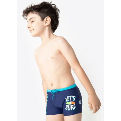Sunga Boxer Menino Dino Surf