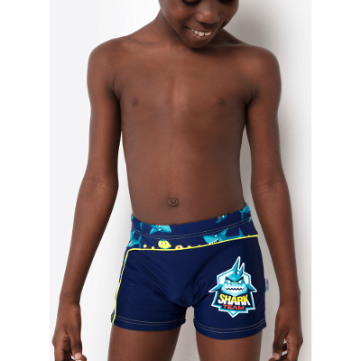 Sunga Boxer Estampada Menino Tubarão Gamer