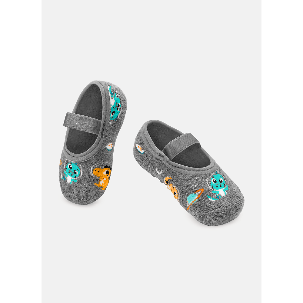 Meia Sapatilha Bebê Menino Dino - 1