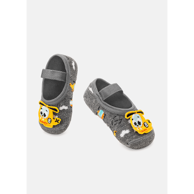 Meia Sapatilha Bebê Menino Antiderrapante Helicóptero